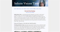Desktop Screenshot of infinitevisionstarot.com
